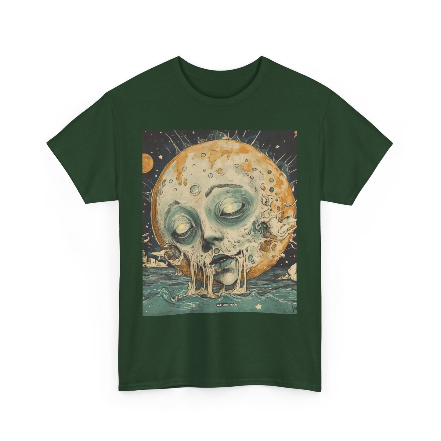 T-Shirt - Moon - Unisex Heavy Cotton Tee