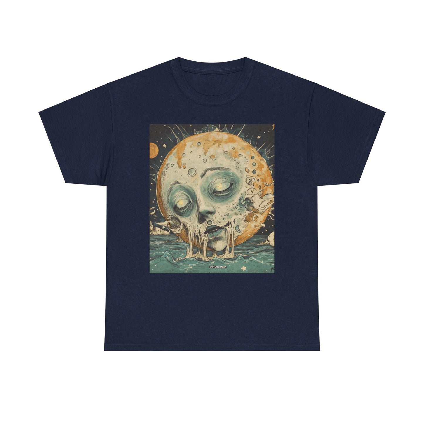T-Shirt - Moon - Unisex Heavy Cotton Tee