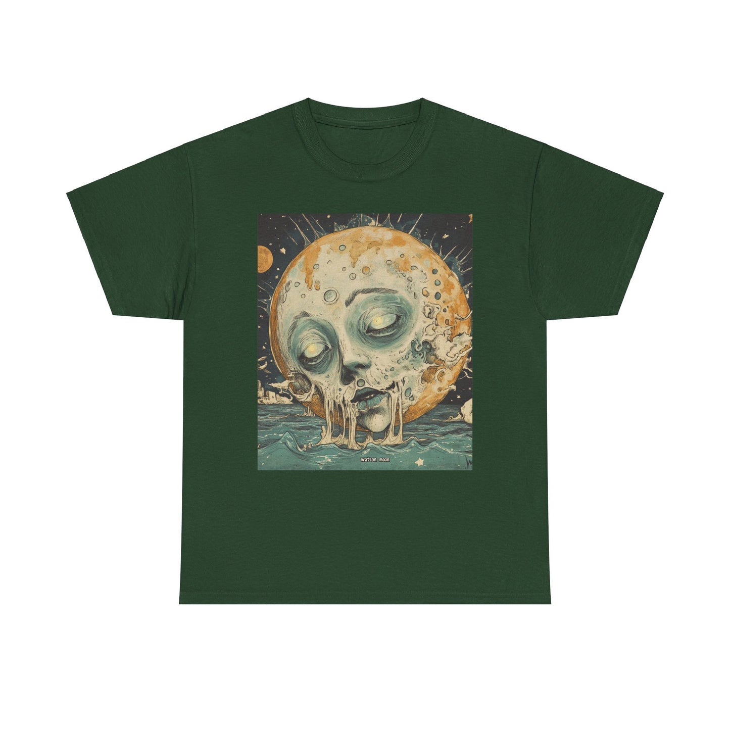 T-Shirt - Moon - Unisex Heavy Cotton Tee