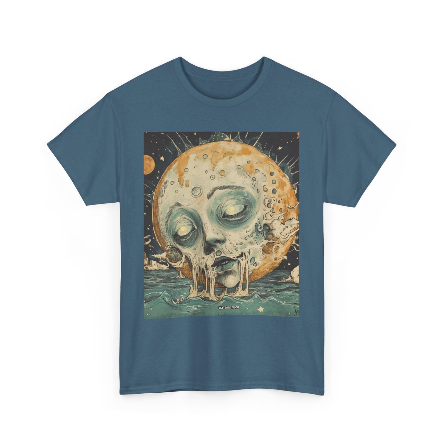 T-Shirt - Moon - Unisex Heavy Cotton Tee