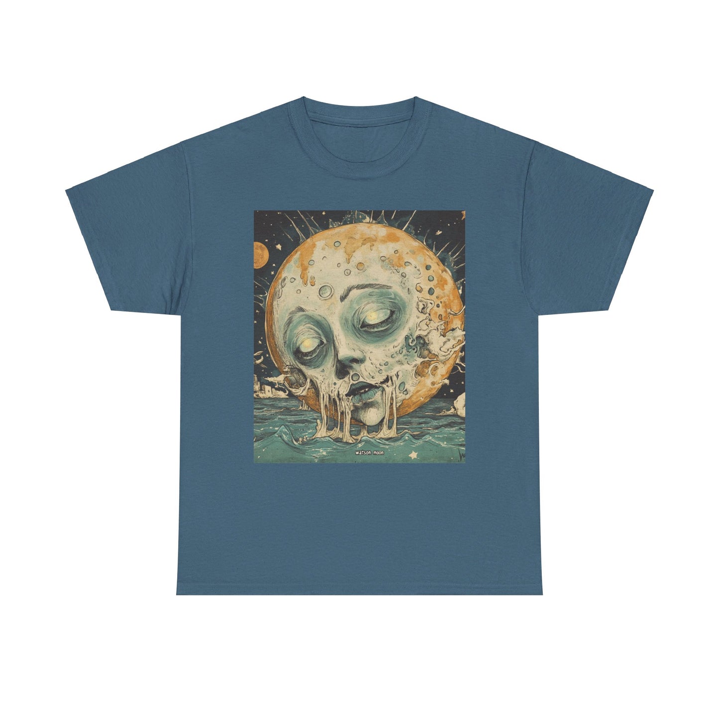 T-Shirt - Moon - Unisex Heavy Cotton Tee