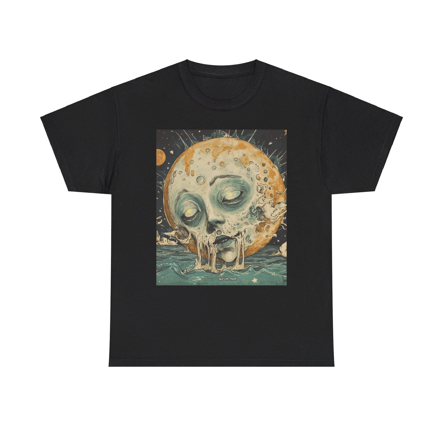 T-Shirt - Moon - Unisex Heavy Cotton Tee