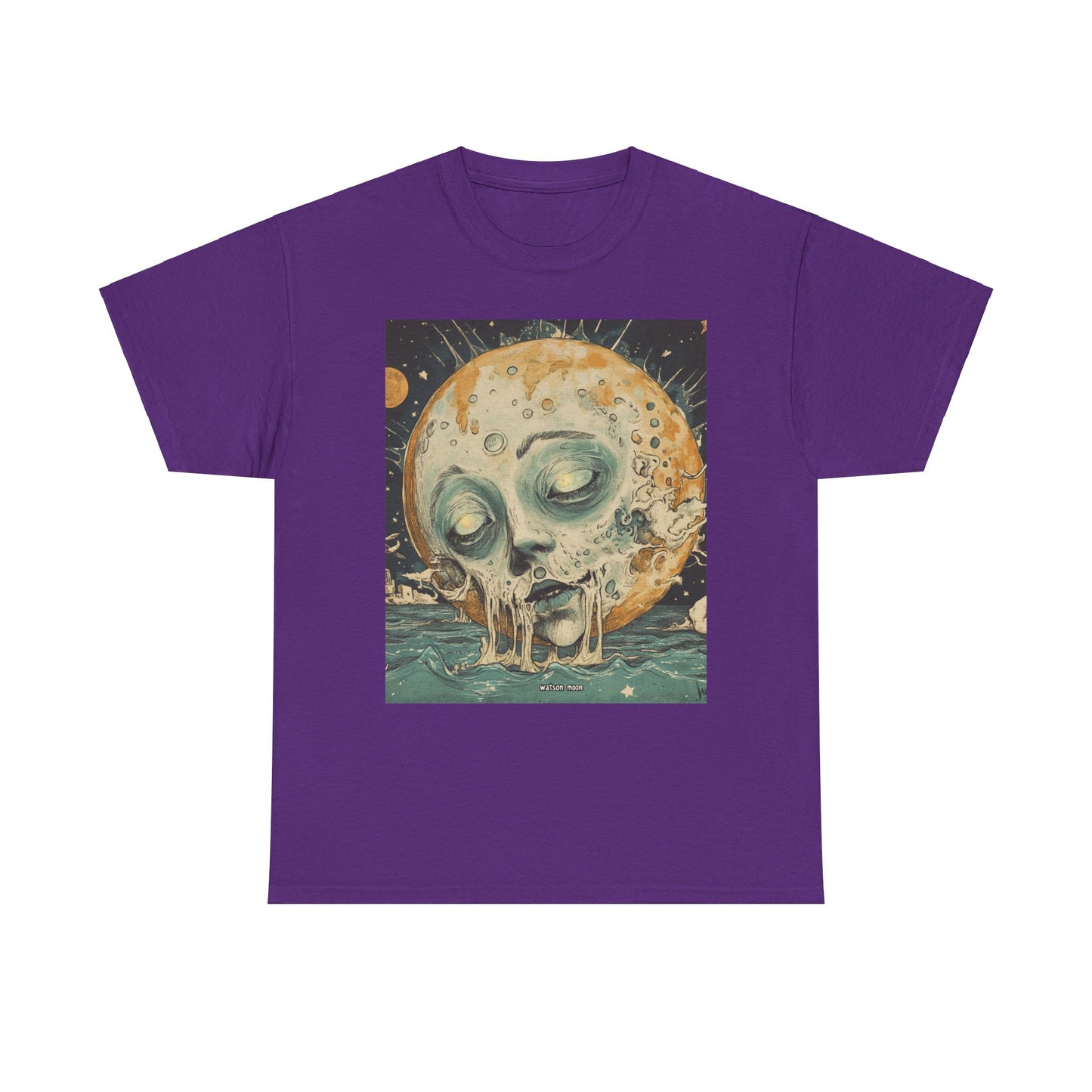 T-Shirt - Moon - Unisex Heavy Cotton Tee