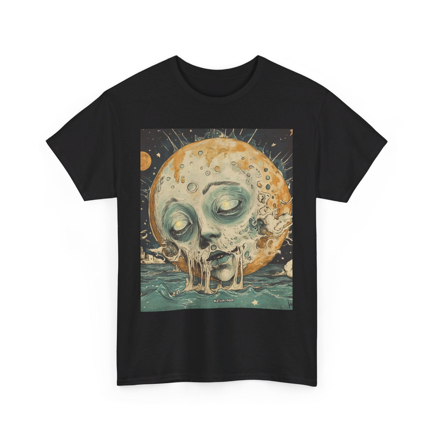 T-Shirt - Moon - Unisex Heavy Cotton Tee