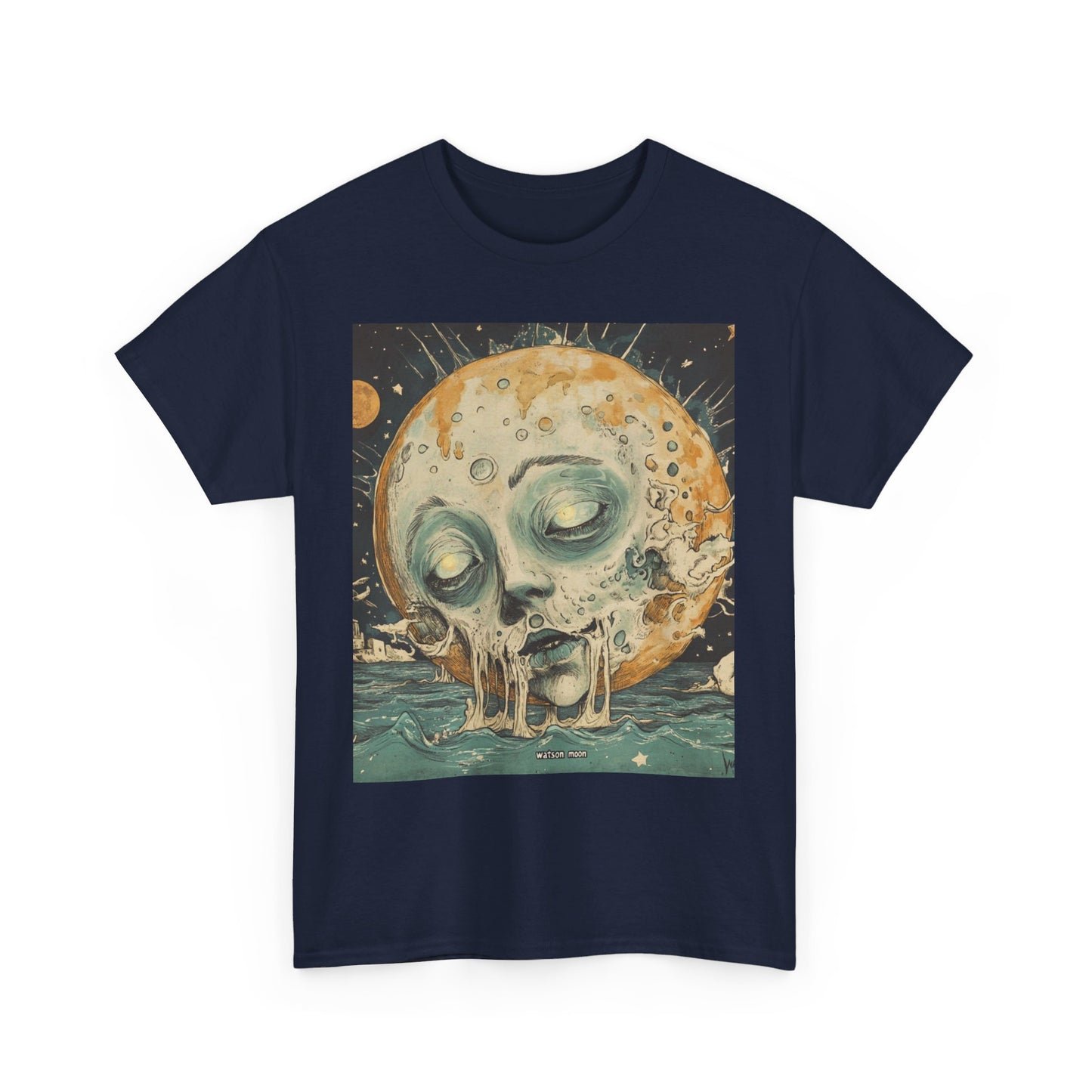 T-Shirt - Moon - Unisex Heavy Cotton Tee