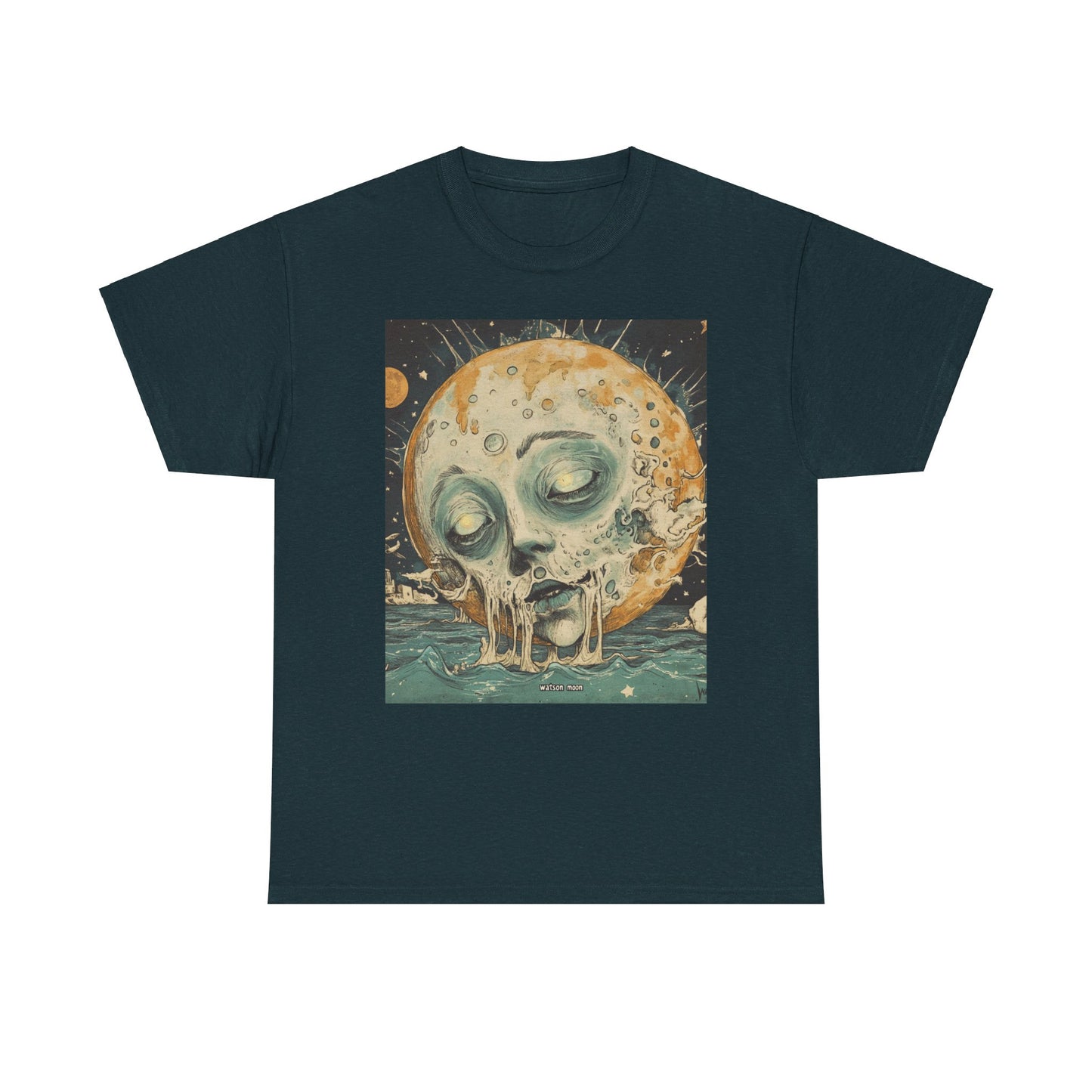 T-Shirt - Moon - Unisex Heavy Cotton Tee