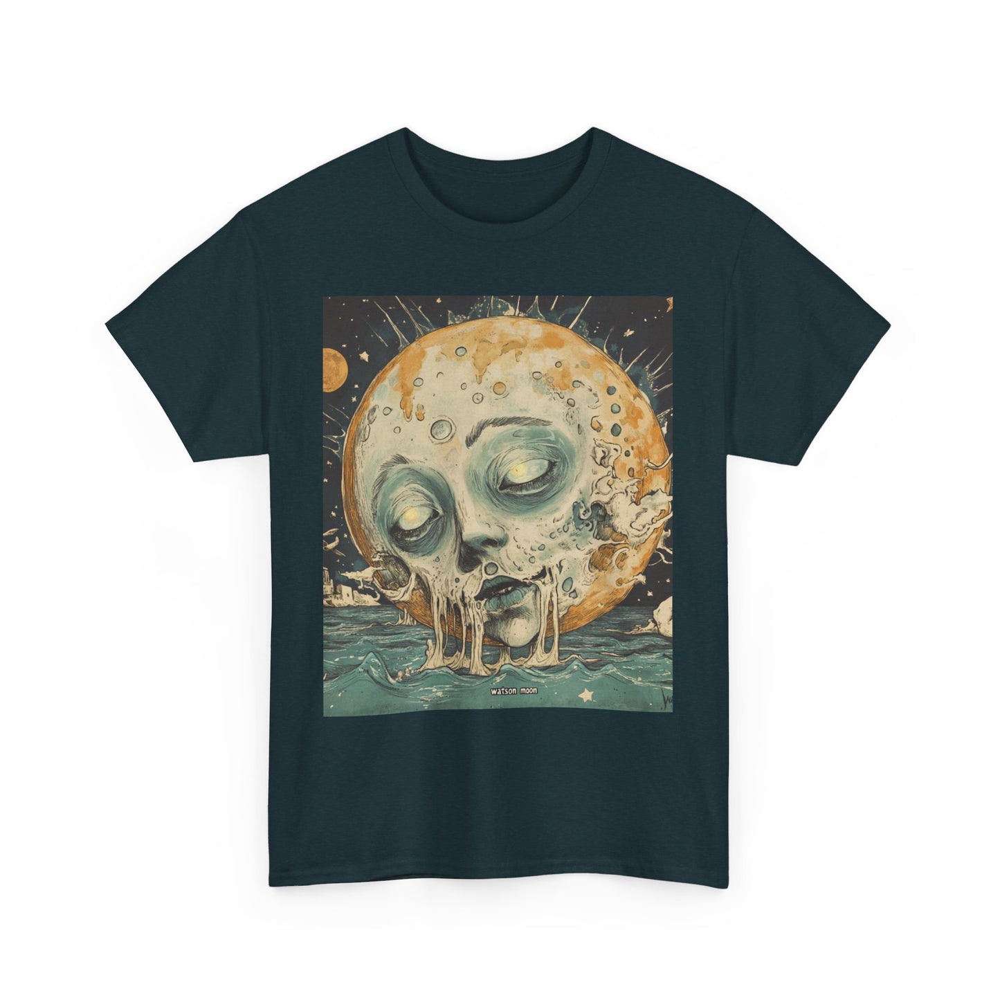 T-Shirt - Moon - Unisex Heavy Cotton Tee